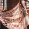 Perfect Bridal Elfenbeinfarbener einreihiger 3D Blumen und Perlen Kathedralenschleier* Einstufige Schleier | Kapelle Länge & Kathedrale Schleier
