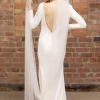 Perfect Bridal Elfenbeinfarbener einstufiger Schleier mit Perlen und Diamanten* Einstufige Schleier | Kapelle Länge & Kathedrale Schleier