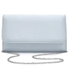Perfect Bridal Evie Blaue Satin Clutch Tasche* Etwas Blaue Geschenke | Hochzeitsgäste-taschen