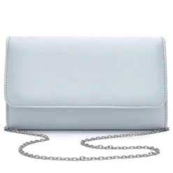 Perfect Bridal Evie Blaue Satin Clutch Tasche* Etwas Blaue Geschenke | Hochzeitsgäste-taschen