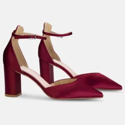Perfect Bridal Liberty Berry Satin Blockabsatz Knöchelriemen Schuhe* Schuhe Für Hochzeitsgäste | Schuhe Für Die Mutter Der Braut