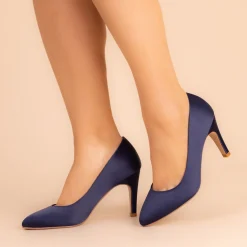 Perfect Bridal Parker Mitternacht Satin Klassisch Brautschuhe* Schuhe Für Hochzeitsgäste | Schuhe Für Die Mutter Der Braut