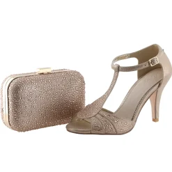 Perfect Bridal Sammy Gold Crystal Nieten Clutch Tasche* Abschlussball-taschen | Anlass Handtaschen
