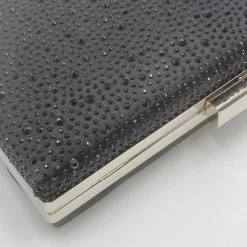 Perfect Bridal Sorrel Black Sparkly Diamante Box Clutch Bag* Abschlussball-taschen | Anlass Handtaschen