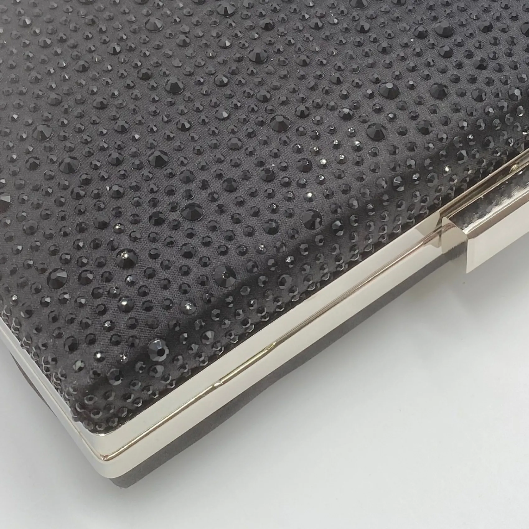 Perfect Bridal Sorrel Black Sparkly Diamante Box Clutch Bag* Abschlussball-taschen | Anlass Handtaschen