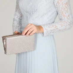 Perfect Bridal Sorrel Taupe Sparkly Diamante Box Clutch* Abschlussball-taschen | Anlass Handtaschen