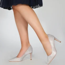Perfect Bridal Stara Taupe Kristallverzierte spitze Pumps* Glitzernde Ballschuhe | Party-schuhe