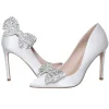 Perfect Bridal Zinnia Crystal verschönert große Schleife Schuh-Clips* Geschenke Für Die Braut | Schuhclips