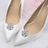Lace & Favour Petal Silber Kristall Blume Schuhclips* Geschenke Für Die Braut | Schuhclips