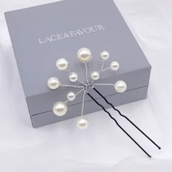 Lace & Favour Polly Elfenbein Perlenspray Hochzeit Haarnadel* Geschenke Für Brautjungfern | Geschenke Für Die Braut