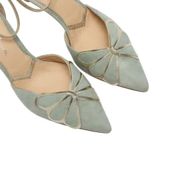 Rachel Simpson Anais Mint Wildleder niedrige Ferse Knöchelriemen Gericht Schuhe* Schuhe Für Hochzeitsgäste | Schuhe Für Die Mutter Der Braut