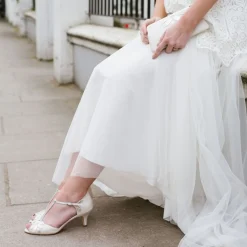 Rachel Simpson Isla Elfenbein Leder Vintage T-Bar Hochzeit Schuhe* Schuhe Für Hochzeitsgäste | Schuhe Für Die Mutter Der Braut