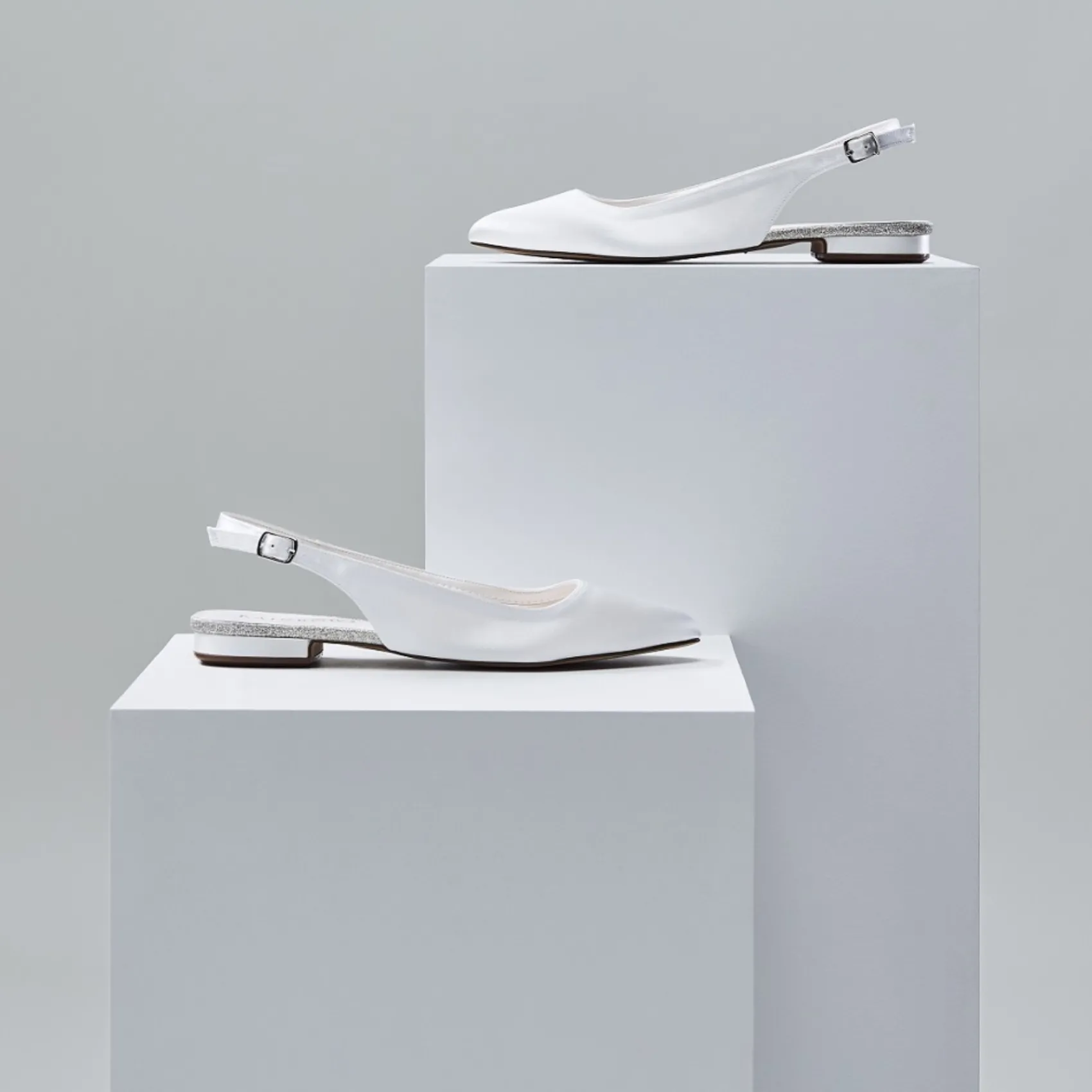 Rainbow Club Alise Färbbare Elfenbeinfarbene Satin Slingback Spitze Pumps* Schuhe Für Brautjungfern | Hochzeitsschuhe