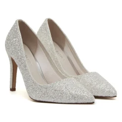 Rainbow Club Coco Elfenbein Schnee Glitter Spitze Court Schuhe* Glitzernde Ballschuhe | Weiße Ballschuhe