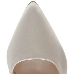 Rainbow Club Coco Färbbare Elfenbeinfarbene Satin Schuhe mit Spitze* Hochzeitsschuhe | Hochhackige Schuhe