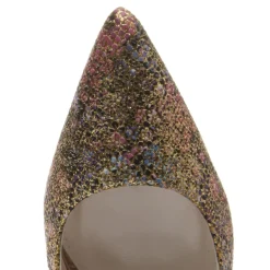 Rainbow Club Coco Gold Glitter Bomb Floral Pointed Court Schuhe* Schuhe Für Hochzeitsgäste | Schuhe Für Die Mutter Der Braut