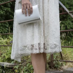 Rainbow Club Dafnee Einfärbbare Elfenbein Satin Hochzeitstasche* Hochzeit Handtaschen