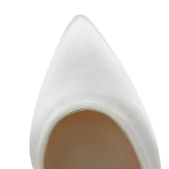Rainbow Club Elari Färbbare Elfenbeinfarbene Satin Riemchen Schuhe* Schuhe Für Die Mutter Der Braut | Hochzeitsschuhe