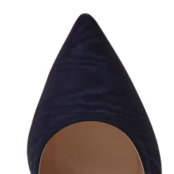 Rainbow Club Faith Navy Moire Breite Passform Slingback Block Heels* Schuhe Mit Mittlerem Absatz | Schuhe Für Die Mutter Der Braut