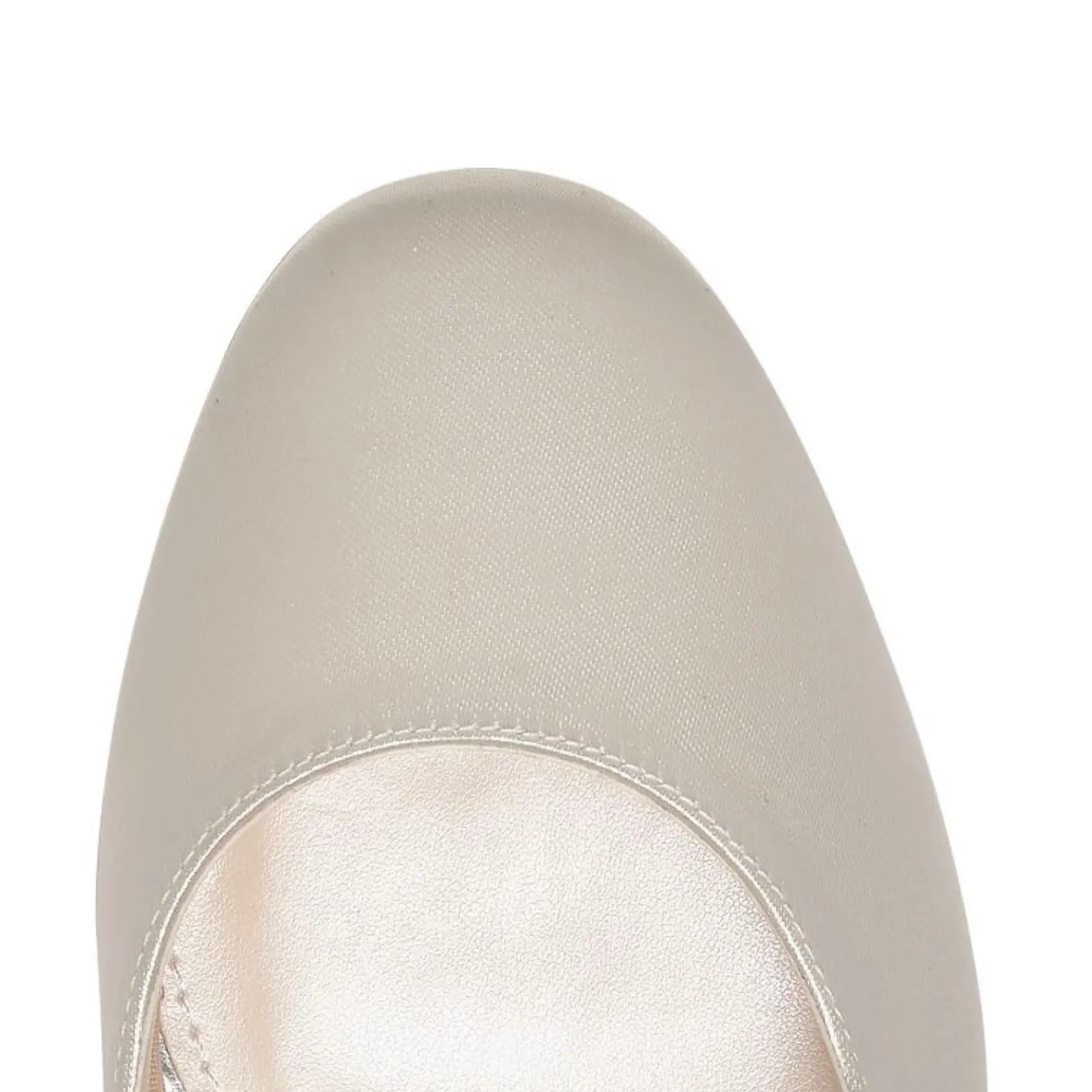 Rainbow Club Frances Färbbare Elfenbein Satin Blockabsatz Schuhe* Hochzeitsschuhe | Hochhackige Schuhe