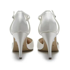 Rainbow Club Kennedy Färbbare Elfenbein Satin Zweiteilige Schuhe* Hochzeitsschuhe | Hochhackige Schuhe