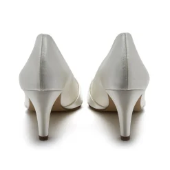 Rainbow Club Lexi Färbbare Elfenbeinfarbene Satin-Hochzeitsschuhe* Schuhe Für Die Mutter Der Braut | Hochzeitsschuhe