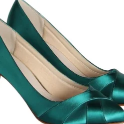 Rainbow Club Lexi Färbbare Elfenbeinfarbene Satin-Hochzeitsschuhe* Schuhe Für Die Mutter Der Braut | Hochzeitsschuhe