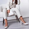 Rainbow Club Mai Färbbar Elfenbein Satin Niedriger Blockabsatz Spitze Courts* Schuhe Für Die Mutter Der Braut | Hochzeitsschuhe