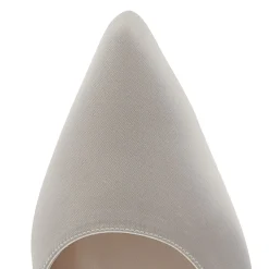 Rainbow Club Mimi Elfenbeinfarbene Chiffon-Schleife Spitz zulaufende Slingback Heels* Hochzeitsschuhe | Schuhe Mit Mittlerem Absatz