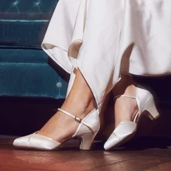 Rainbow Club Shirley Färbbar Elfenbein Satin Weit Fit Hochzeitsschuhe* Schuhe Für Die Mutter Der Braut | Hochzeitsschuhe