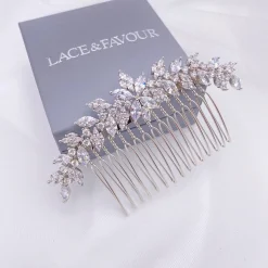 Lace & Favour Rapture Kleiner Kristall-Hochzeits-Haarkamm* Abschlussball Haarspangen & Kämme | Geschenke Für Die Braut