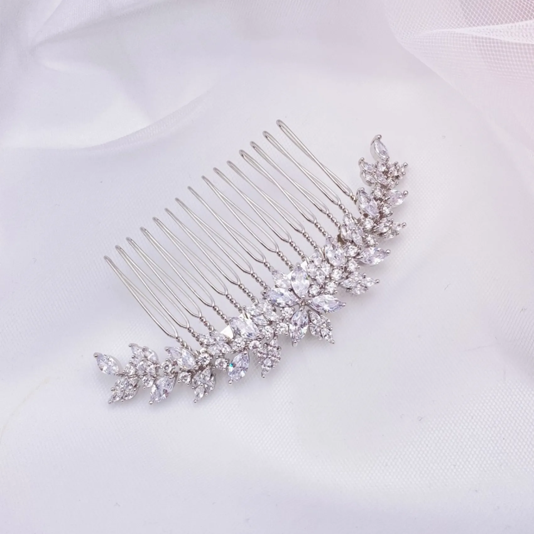 Lace & Favour Rapture Kleiner Kristall-Hochzeits-Haarkamm* Abschlussball Haarspangen & Kämme | Geschenke Für Die Braut