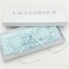 Boudoir Couture Reinheit Blau Zarte Spitze Hochzeit Strumpfband mit Perle Detail* Etwas Blaue Geschenke | Geschenke Für Die Braut