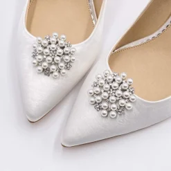 Lace & Favour Rivoli Perlen- und Kristallbrosche Schuhclips* Schuhclips | Schuhclips