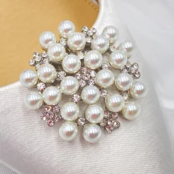 Lace & Favour Rivoli Perlen- und Kristallbrosche Schuhclips* Schuhclips | Schuhclips