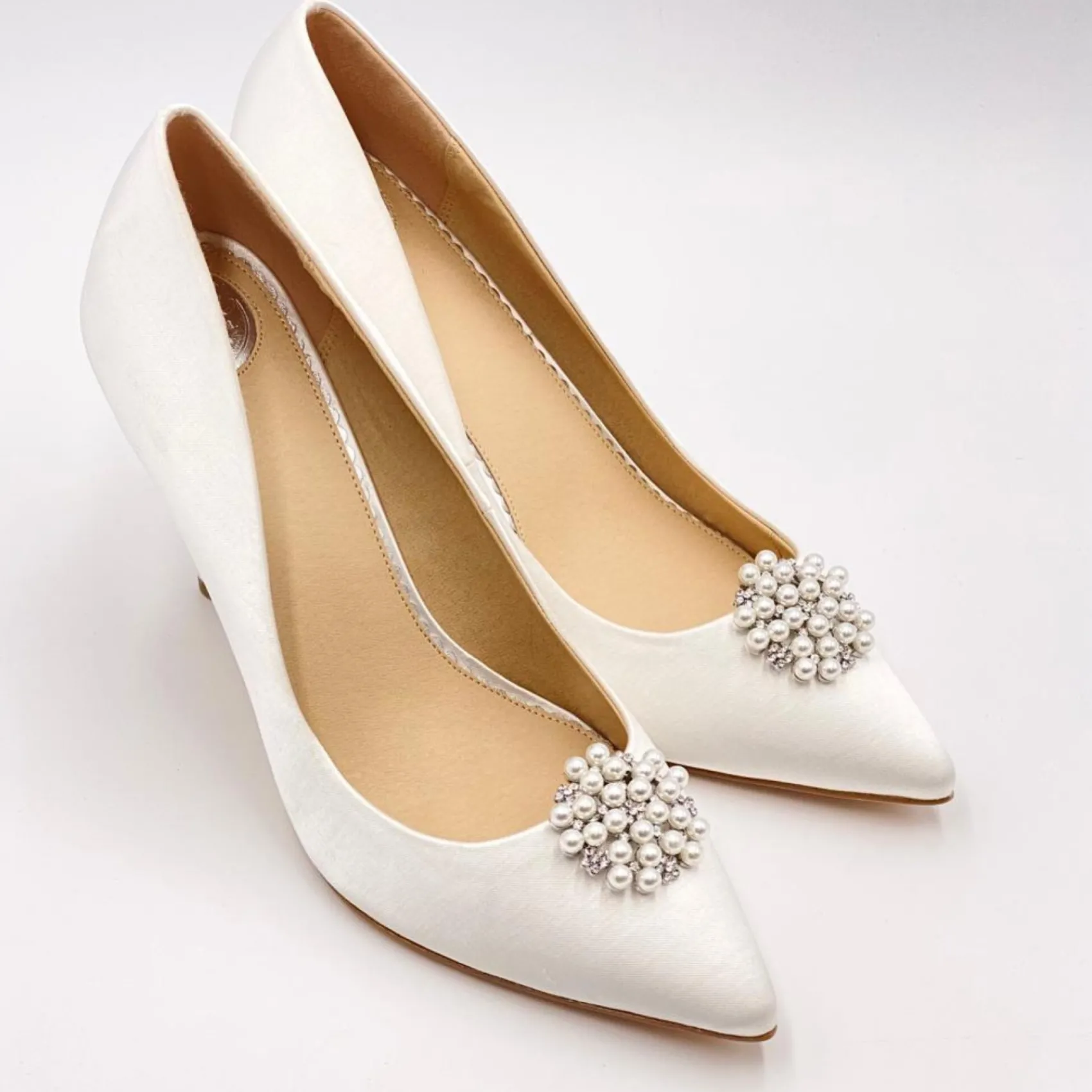 Lace & Favour Rivoli Perlen- und Kristallbrosche Schuhclips* Schuhclips | Schuhclips