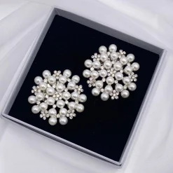 Lace & Favour Rivoli Perlen- und Kristallbrosche Schuhclips* Schuhclips | Schuhclips