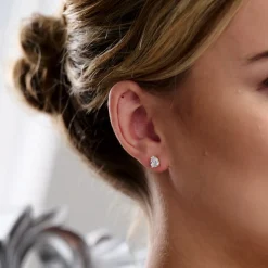 Lace & Favour Roma Gold Zirkonia Teardrop Ohrstecker* Goldener Abschlussball-schmuck | Abschlussball-ohrringe