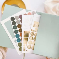 Blush & Gold Salbeigrünes Luxus-Hochzeitsplanerbuch mit vergoldeten Rändern* Wedding Planner Bücher | Geschenke Für Die Braut