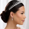 Lace & Favour Sandringham Klassische Tränenkrone aus Kristall* Vintage-kopfbedeckungen | Haarschmuck Aus Kristall