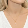Sarah Alexander Bombshell Gold Circle Perlenanhänger* Geschenke Für Die Mutter Des Bräutigams | Geschenke Für Die Mutter Der Braut