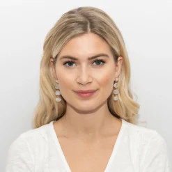 Sarah Alexander Eastern Promise Mondstein Statement-Tropfen-Ohrringe* Geschenke Für Die Braut | Edelstein-schmuck