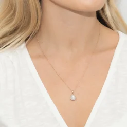 Sarah Alexander Echo Mondstein Rose Gold Anhänger* Geschenke Für Die Mutter Des Bräutigams | Geschenke Für Die Mutter Der Braut
