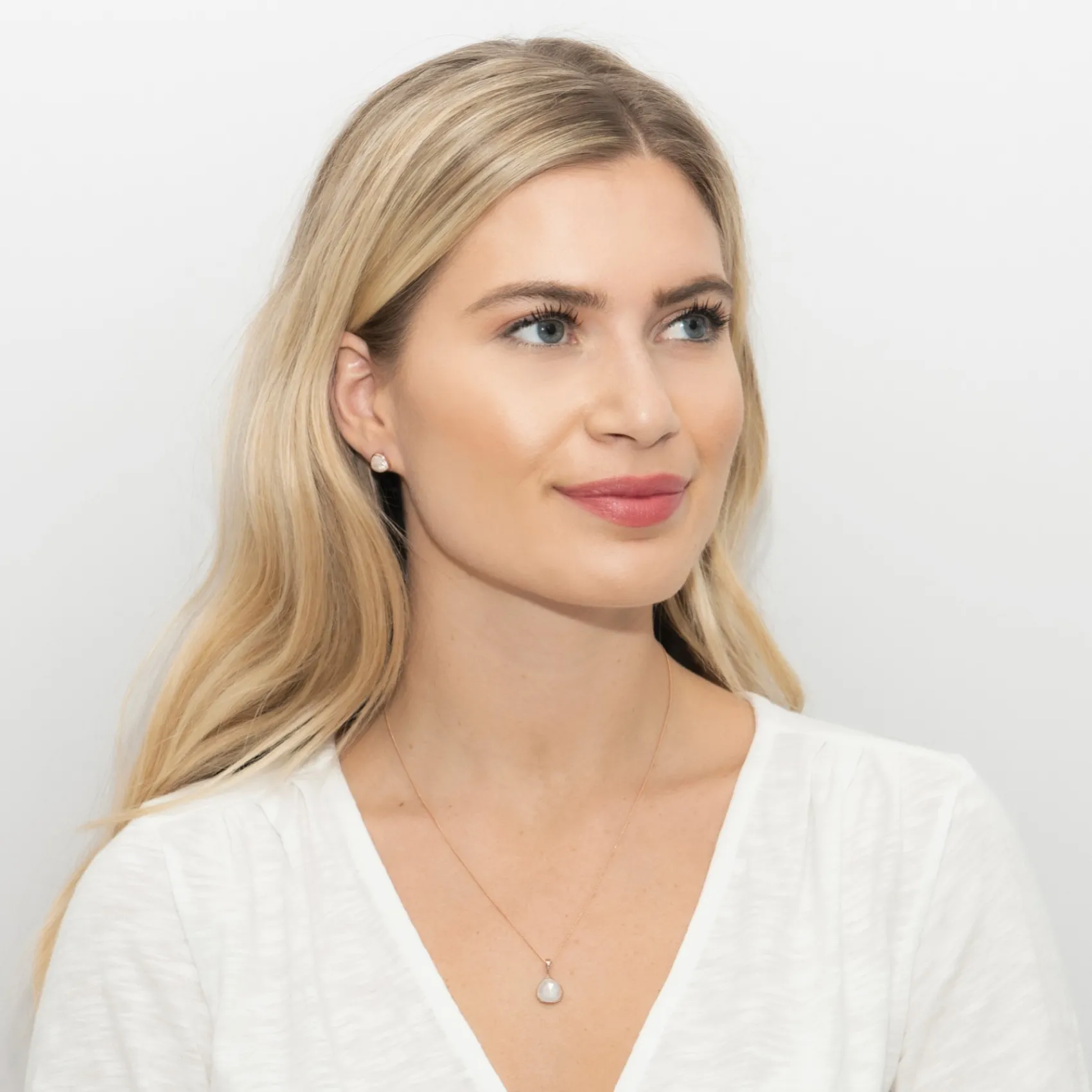 Sarah Alexander Echo Mondstein Rose Gold Anhänger* Geschenke Für Die Mutter Des Bräutigams | Geschenke Für Die Mutter Der Braut