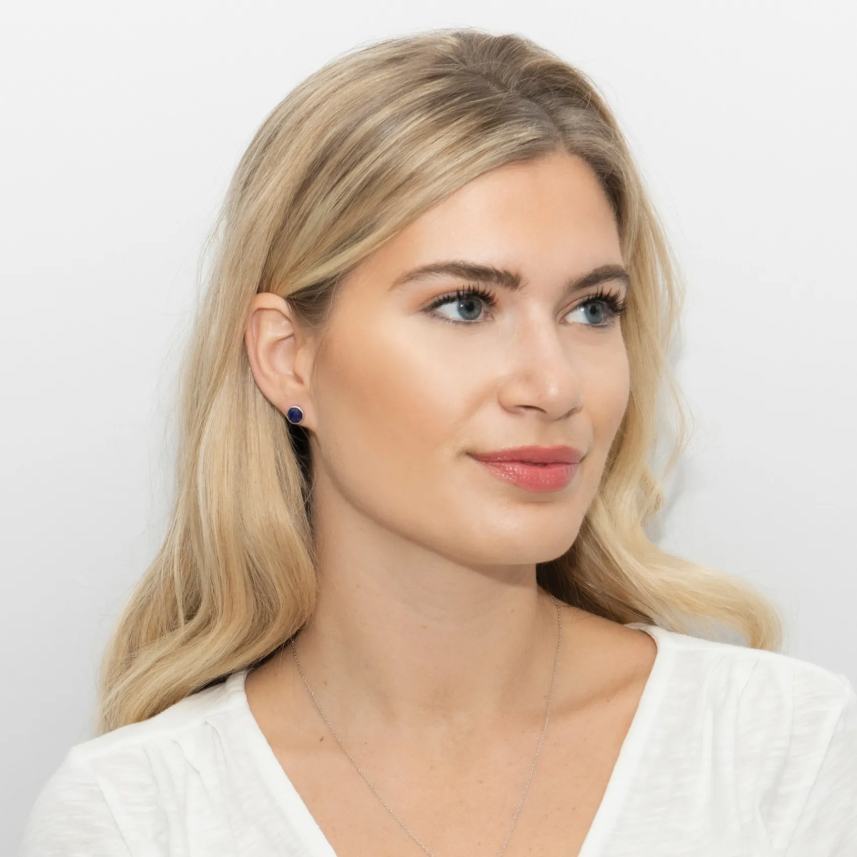 Sarah Alexander Midnight Kiss Cloudy Blue Kyanit Ohrstecker* Etwas Blaue Geschenke | Geschenke Für Die Mutter Des Bräutigams