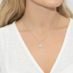 Sarah Alexander Sea Mist Blue Lace Achat Silber-Anhänger* Etwas Blaue Geschenke | Geschenke Für Die Mutter Des Bräutigams