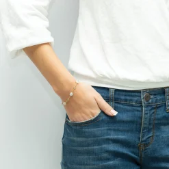 Sarah Alexander Shoreline Mondstein Goldkette Armband* Geschenke Für Die Mutter Des Bräutigams | Geschenke Für Die Mutter Der Braut