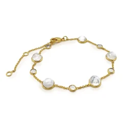 Sarah Alexander Shoreline Mondstein Goldkette Armband* Geschenke Für Die Mutter Des Bräutigams | Geschenke Für Die Mutter Der Braut
