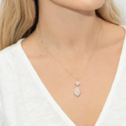 Sarah Alexander Tidal Rainbow Mondstein Double Drop Anhänger* Geschenke Für Die Mutter Des Bräutigams | Geschenke Für Die Mutter Der Braut