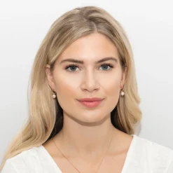 Sarah Alexander Voodoo Rose Gold Kreis Perlenohrringe* Geschenke Für Die Mutter Des Bräutigams | Geschenke Für Die Mutter Der Braut
